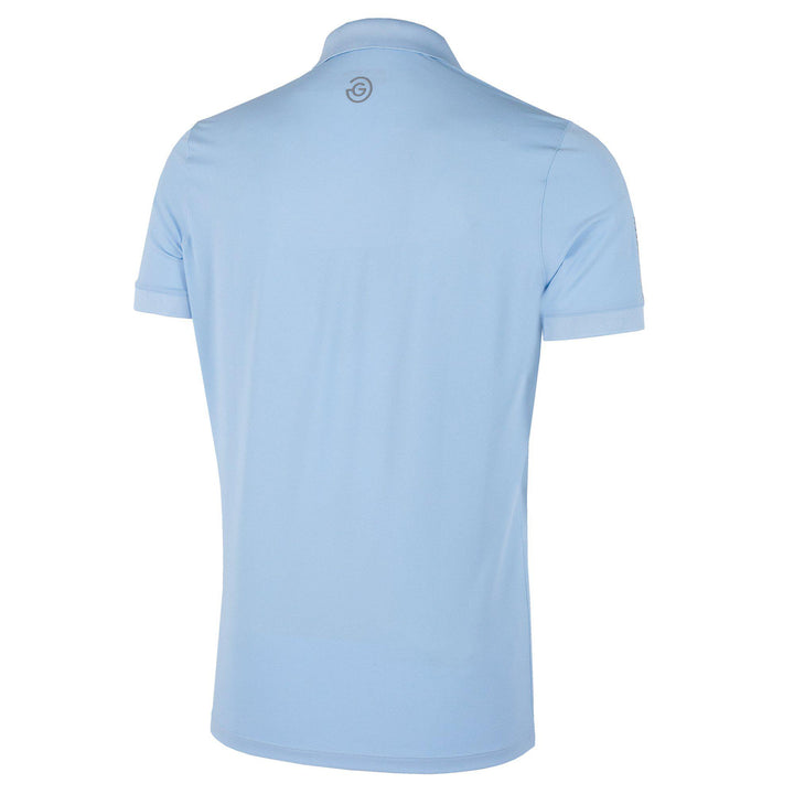 Max is a Breathable short sleeve golf shirt for Men in the color Blue Bell(7)