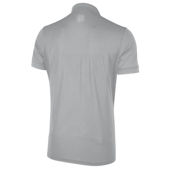 Max is a Breathable short sleeve golf shirt for Men in the color Sharkskin(5)