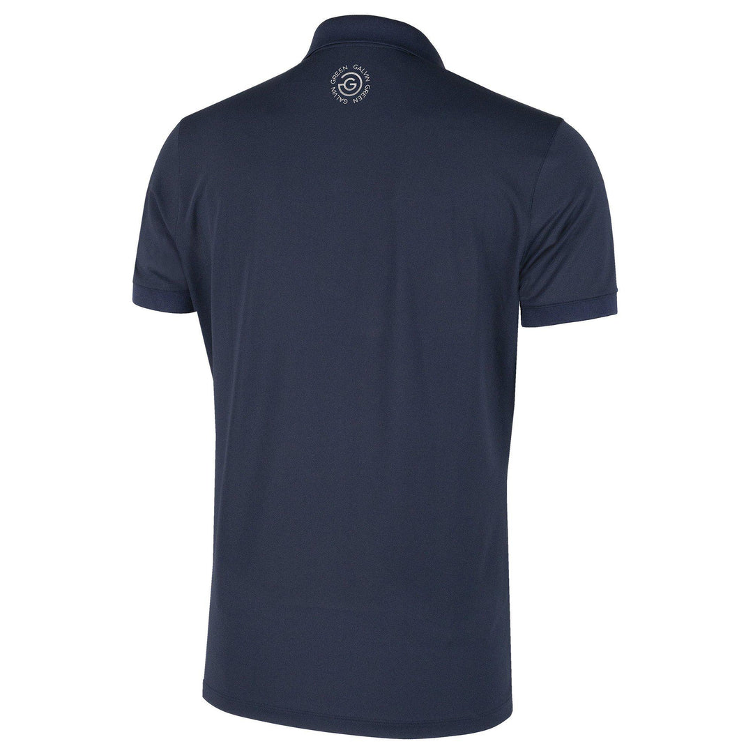 Max is a Breathable short sleeve golf shirt for Men in the color Navy(6)