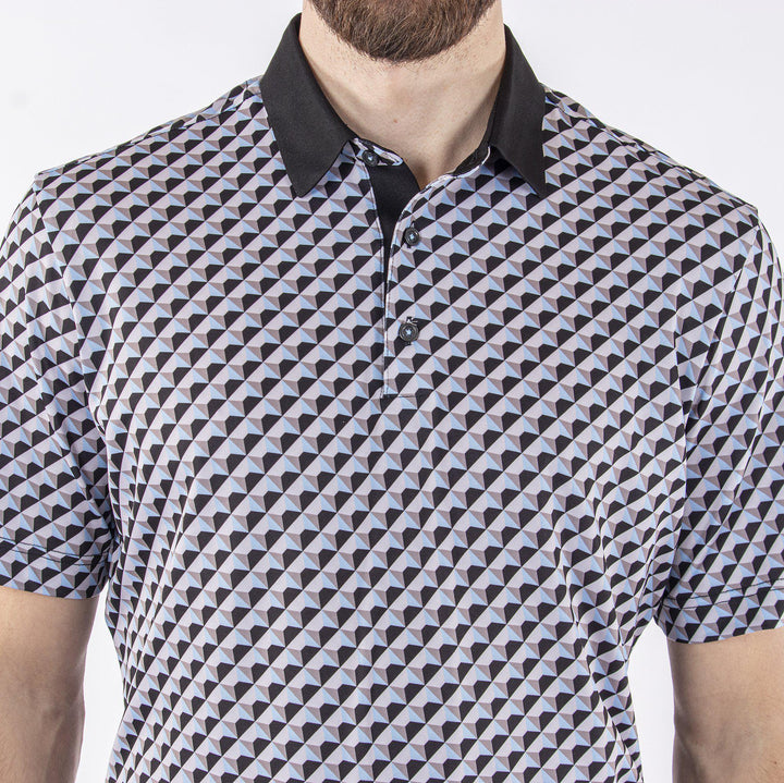 Mercer is a Breathable short sleeve shirt for Men in the color Black(4)