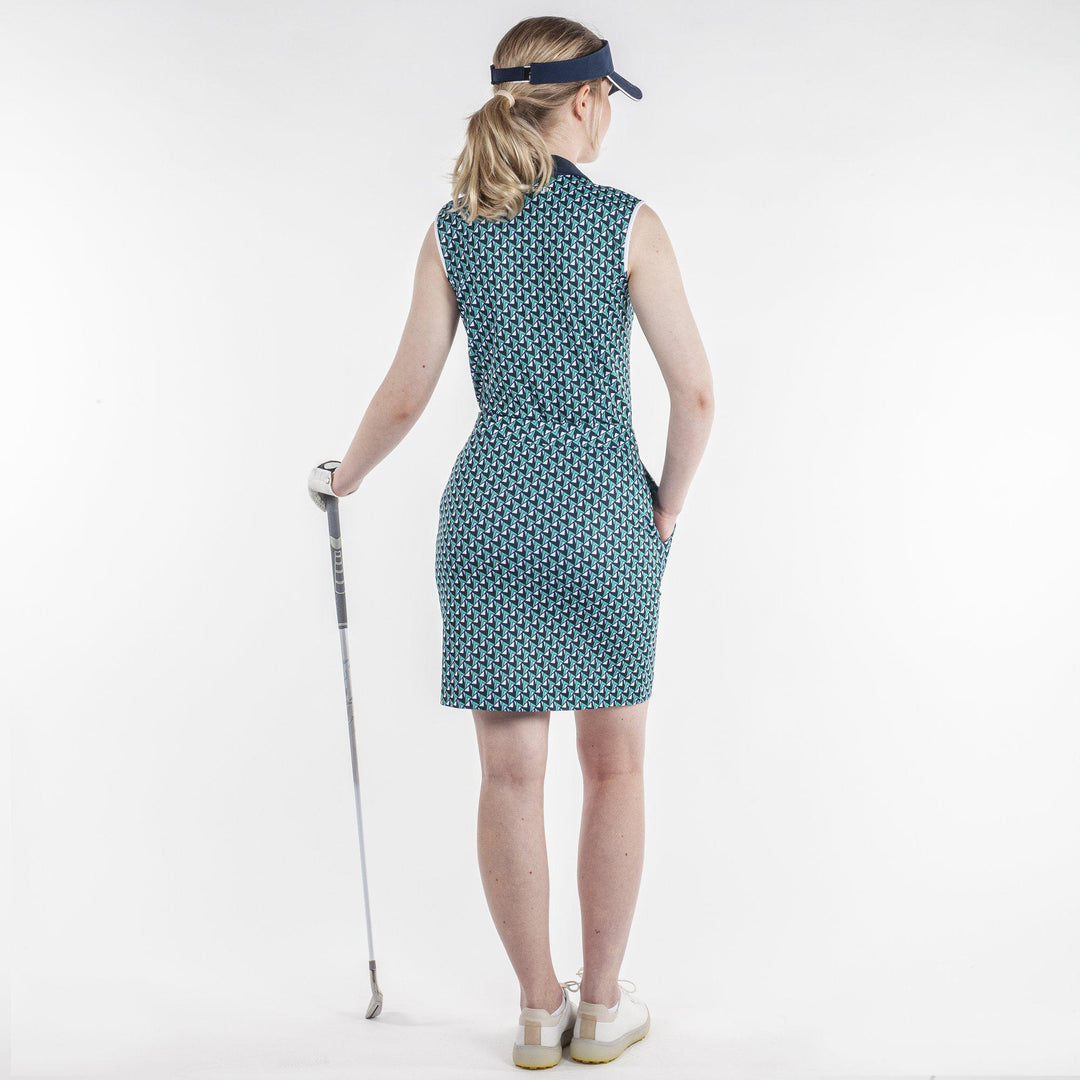Mila is a Breathable sleeveless shirt for Women in the color Golf Green(5)
