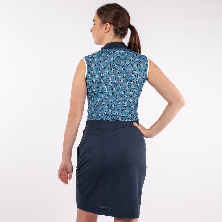 Mila is a Breathable sleeveless shirt for Women in the color Blue(7)