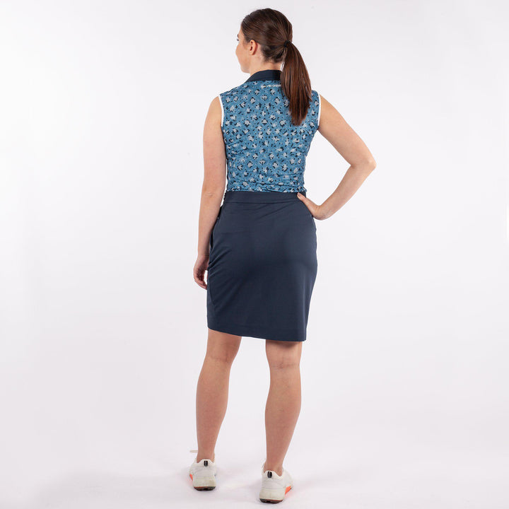 Mila is a Breathable sleeveless shirt for Women in the color Blue(5)
