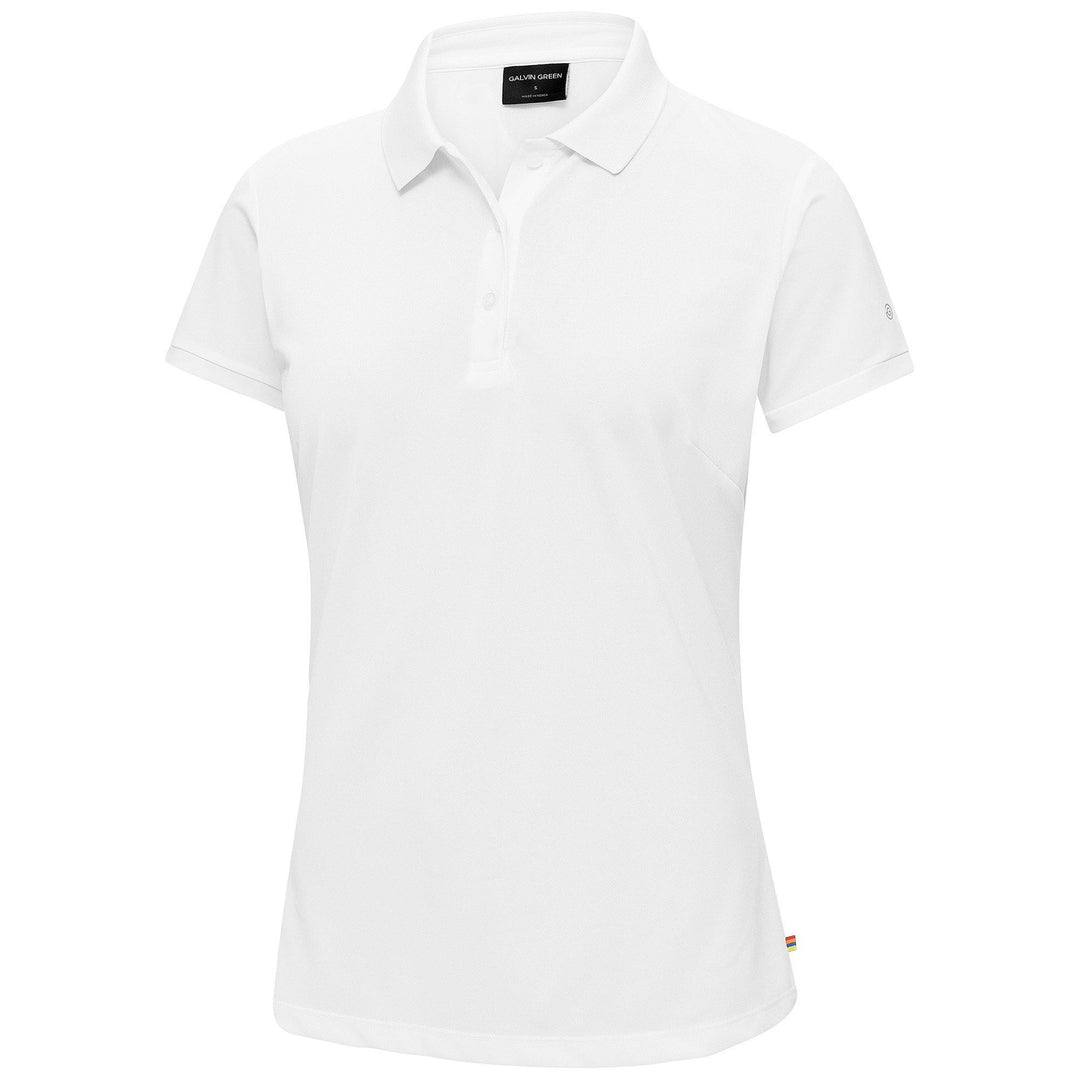 Mireya is a Breathable short sleeve shirt for Women in the color White(0)