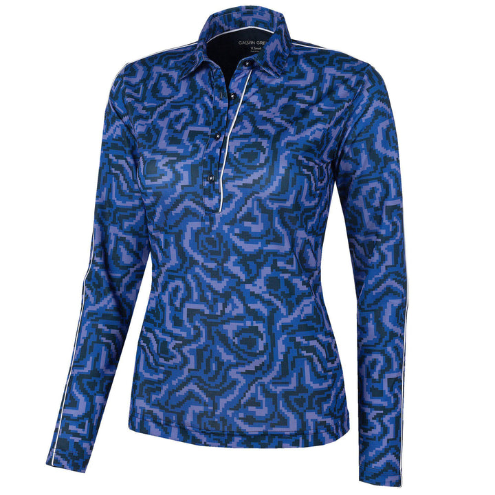 Monica is a Breathable long sleeve shirt for Women in the color Blue(0)