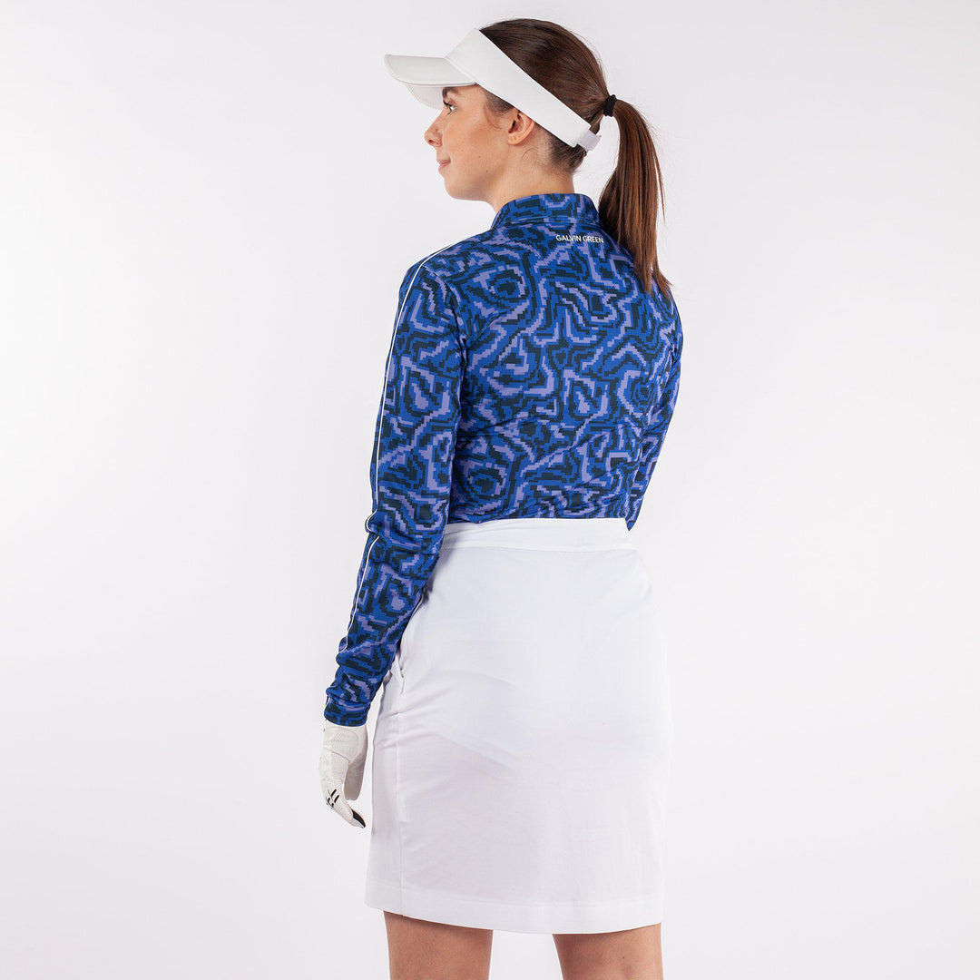 Monica is a Breathable long sleeve shirt for Women in the color Blue(2)