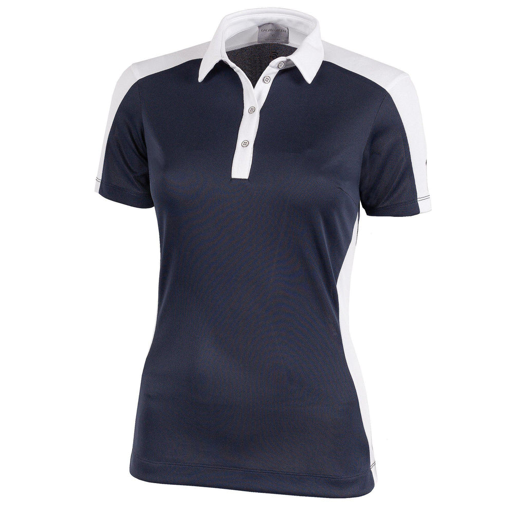 Muriel is a Breathable short sleeve shirt for Women in the color Navy(0)