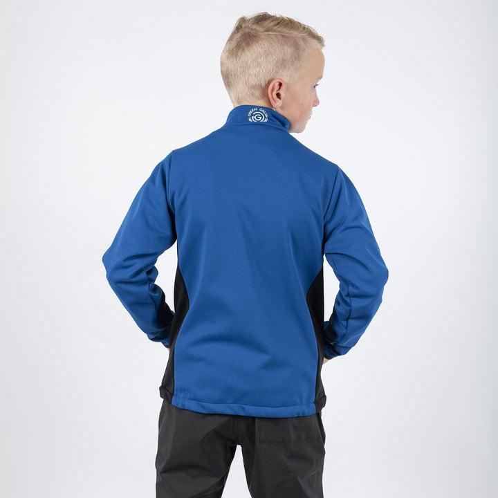 Ridley is a Windproof and water repellent jacket for Juniors in the color Blue Bell(5)