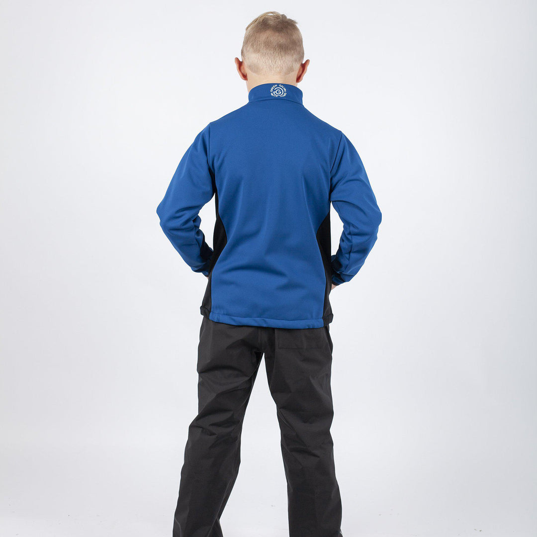 Ridley is a Windproof and water repellent jacket for Juniors in the color Blue Bell(6)