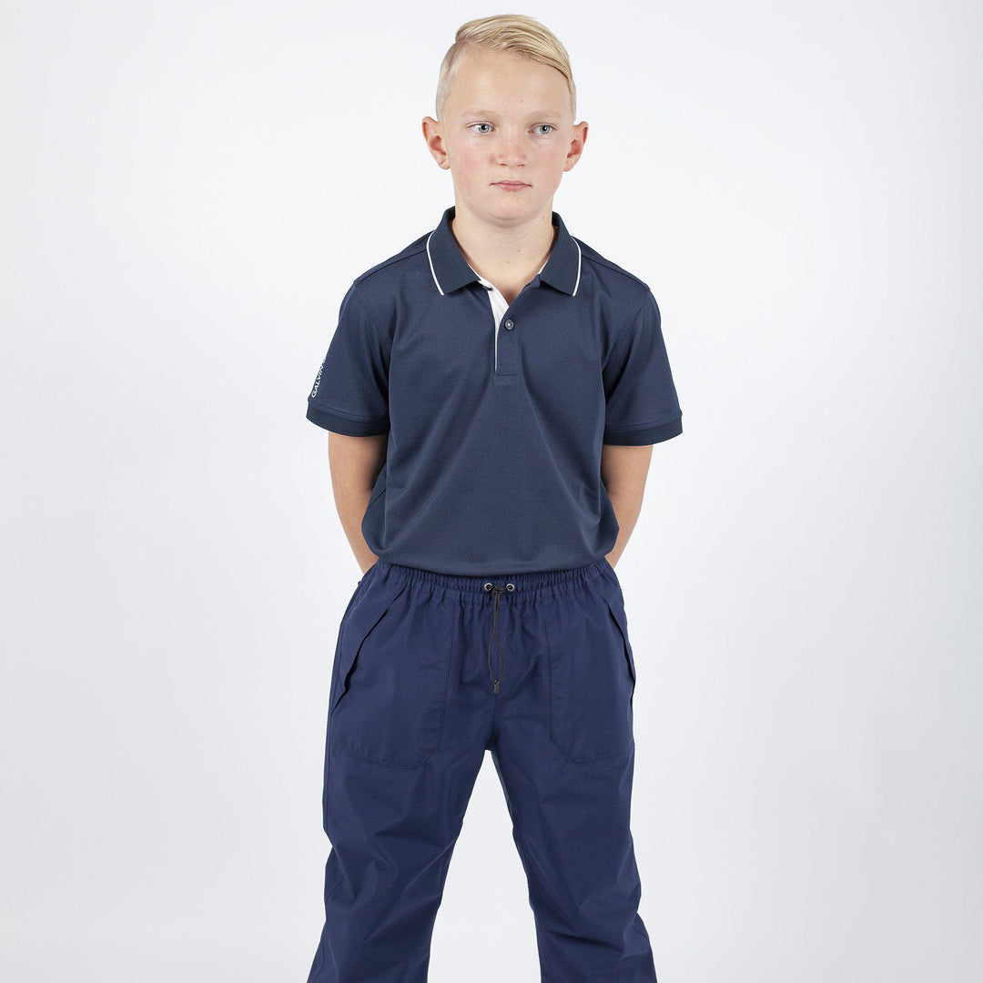 Rod is a Breathable short sleeve shirt for Juniors in the color Navy(1)