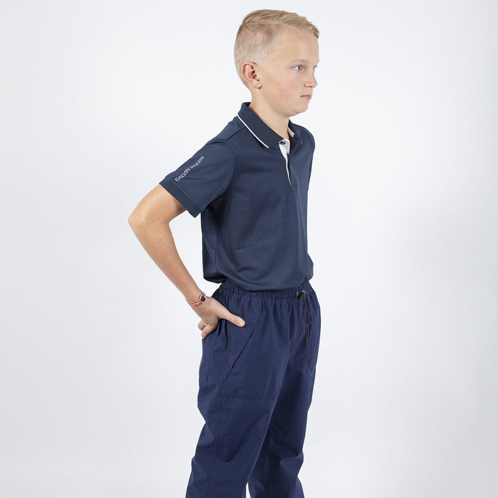 Rod is a Breathable short sleeve shirt for Juniors in the color Navy(2)