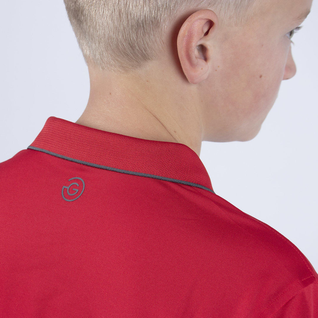 Rod is a Breathable short sleeve shirt for Juniors in the color Red(3)