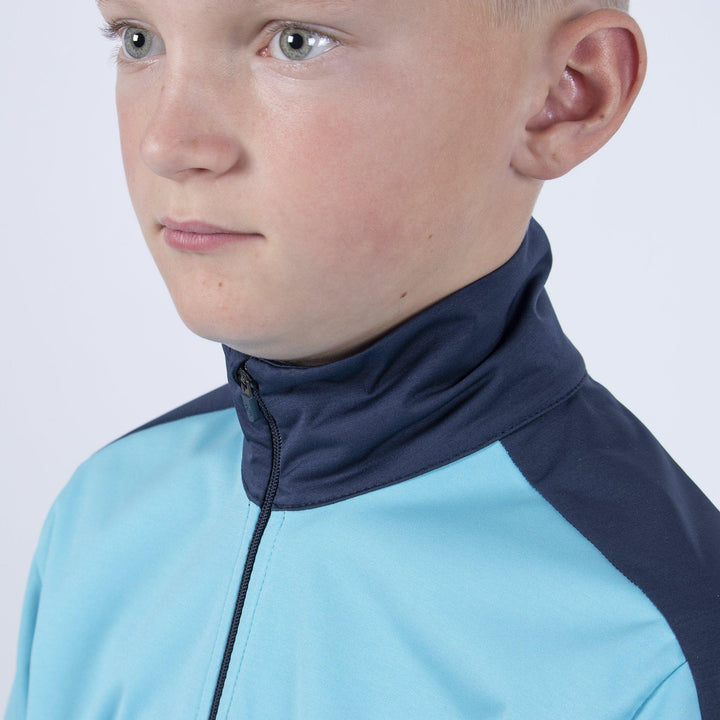 Roma is a Windproof and water repellent jacket for Juniors in the color Blue Bell(2)