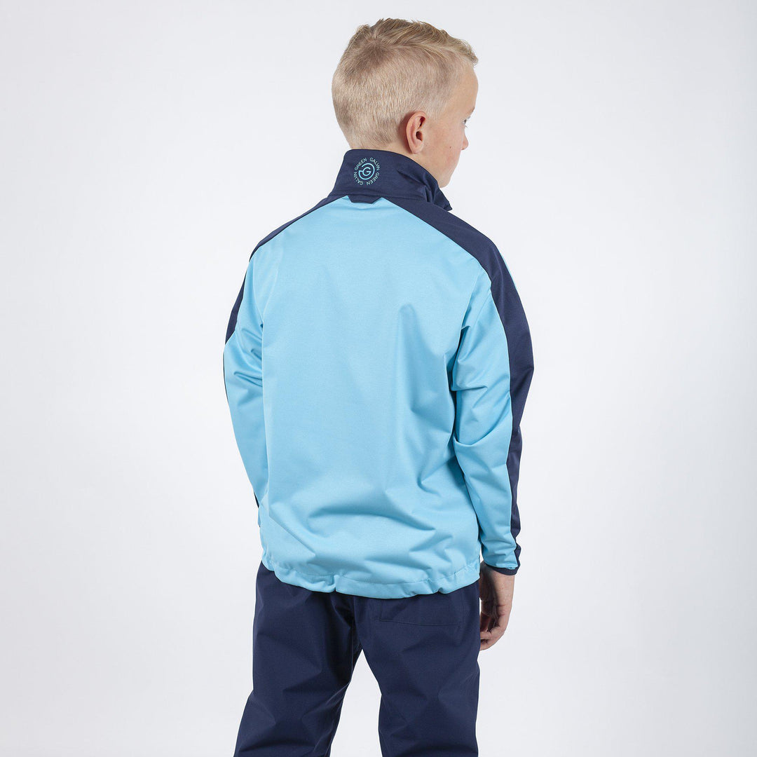 Roma is a Windproof and water repellent jacket for Juniors in the color Blue Bell(5)