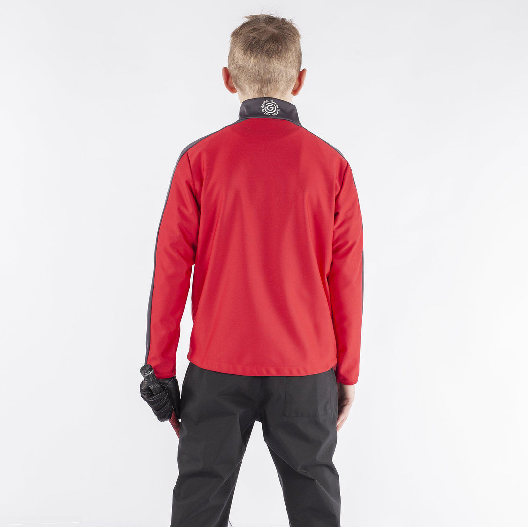 Roma is a Windproof and water repellent jacket for Juniors in the color Red(3)