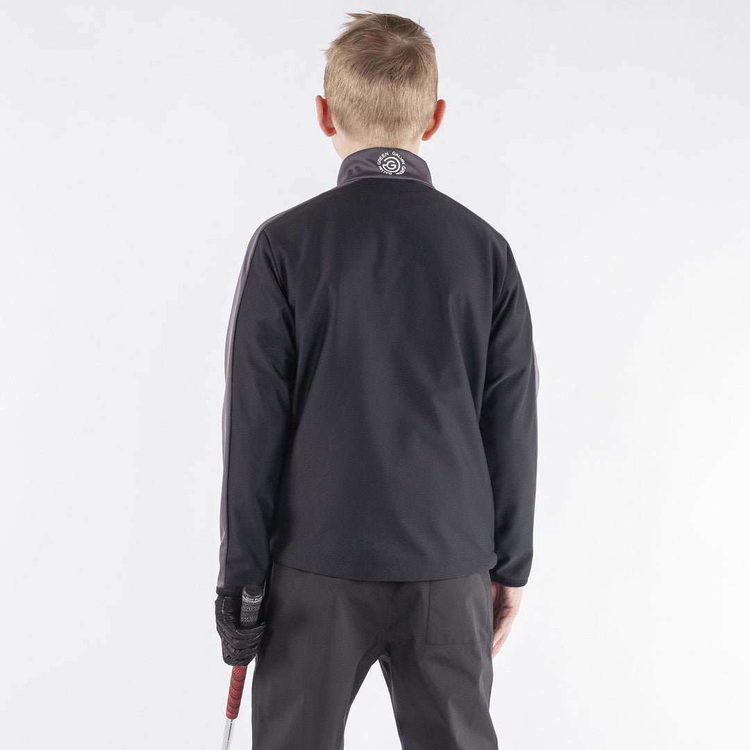 Roma is a Windproof and water repellent jacket for Juniors in the color Black(4)