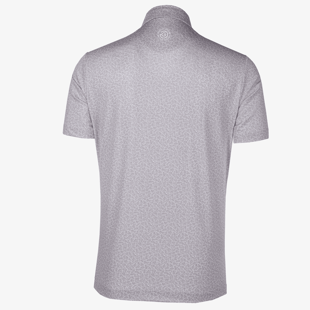 Mani is a Breathable short sleeve golf shirt for Men in the color Cool Grey(8)