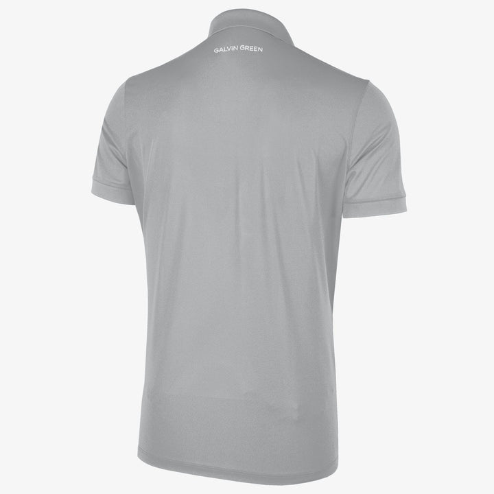 Max Tour is a Breathable short sleeve golf shirt for Men in the color Sharkskin(4)
