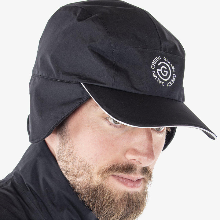 Arnie is a Waterproof cap for  in the color Black(2)