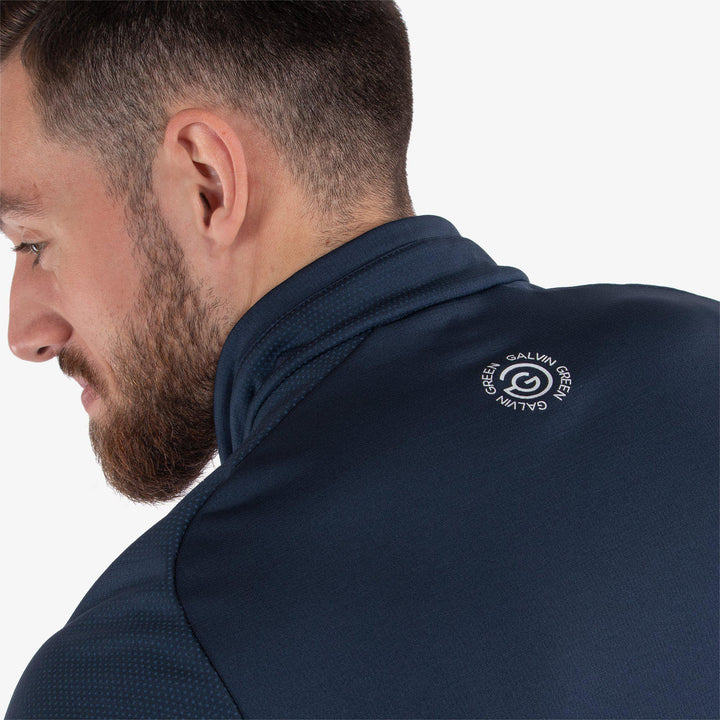 Daxton is a Insulating golf mid layer for Men in the color Navy/Ensign Blue/White(6)