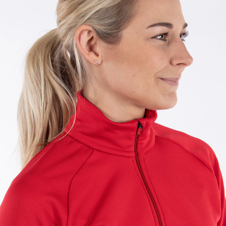 Dolly is a Insulating mid layer for Women in the color Red(2)