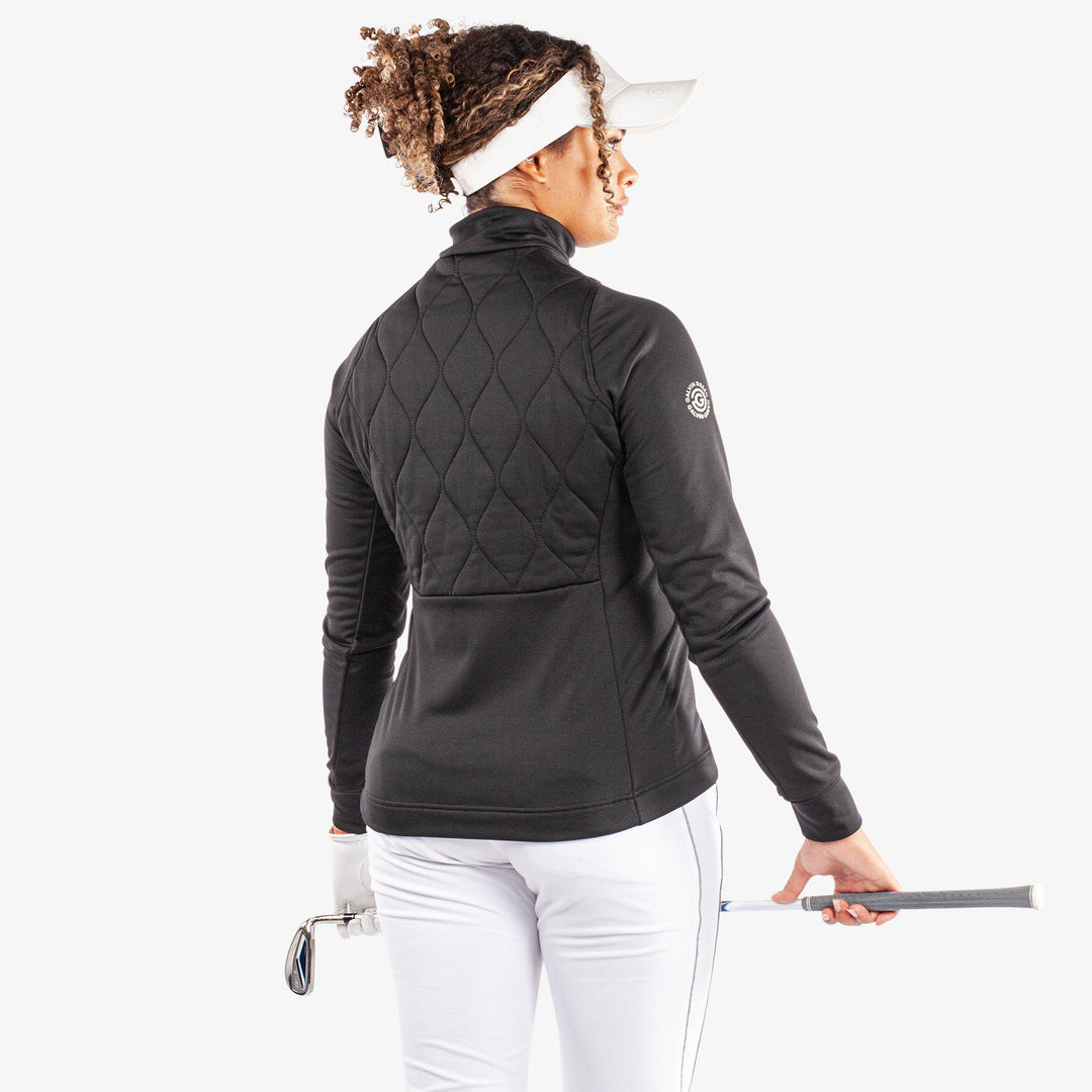 Darlena is a Insulating golf mid layer for Women in the color Black(5)
