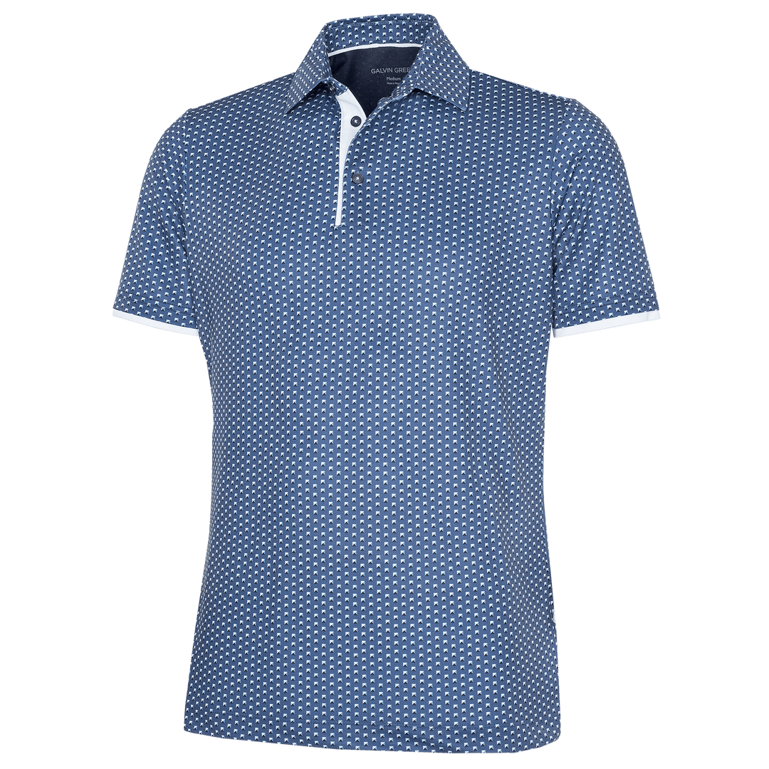 Mark is a Breathable short sleeve shirt for Men in the color Blue base(0)