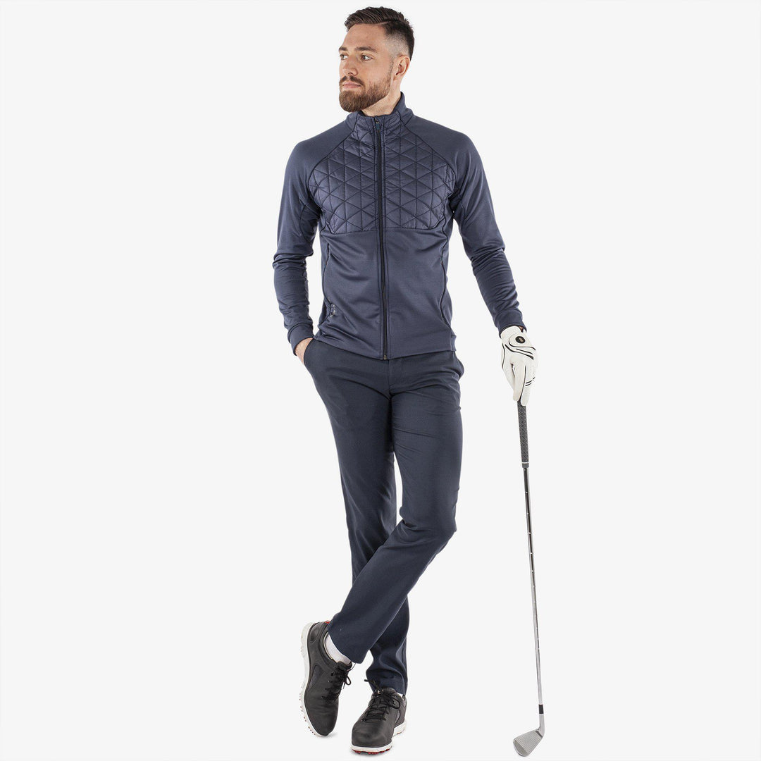 Dexter is a Insulating golf mid layer for Men in the color Navy(2)