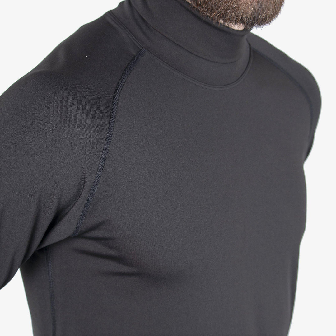 Edwin is a Thermal base layer top for  in the color Black/Red(3)