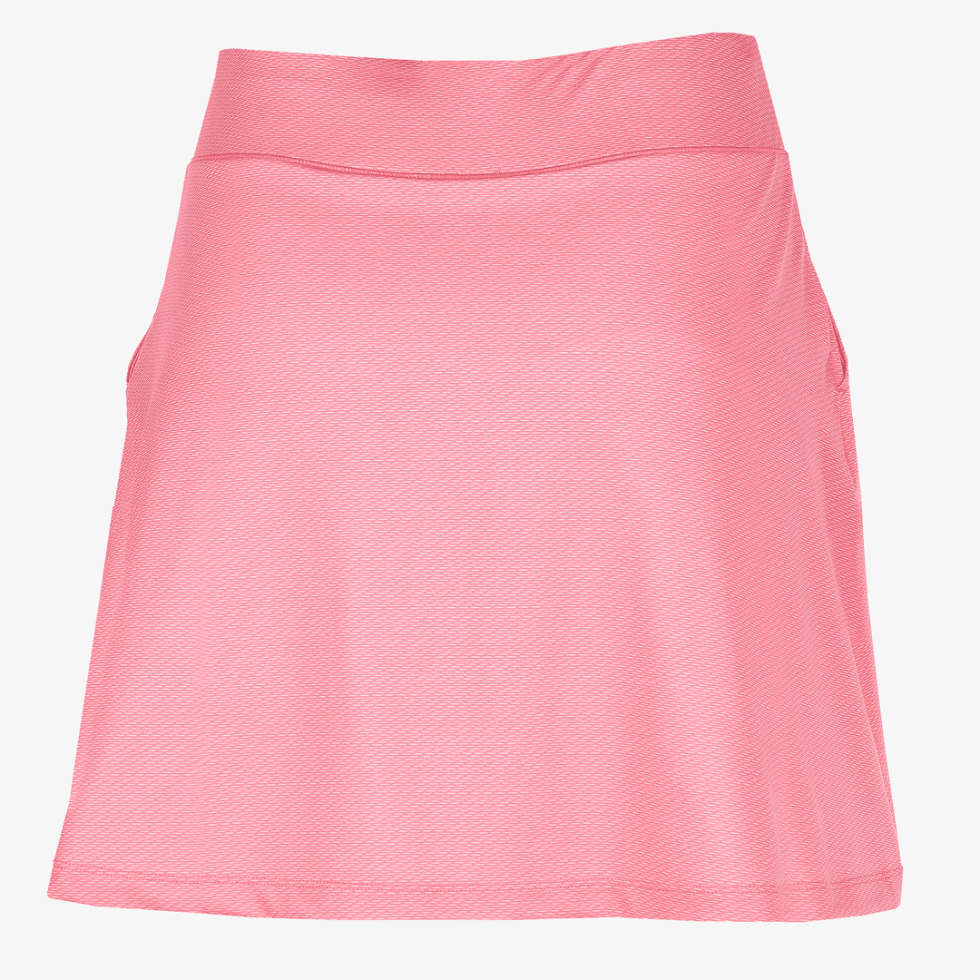 Marsha is a Breathable golf skirt with inner shorts for Women in the color Camelia Rose(7)