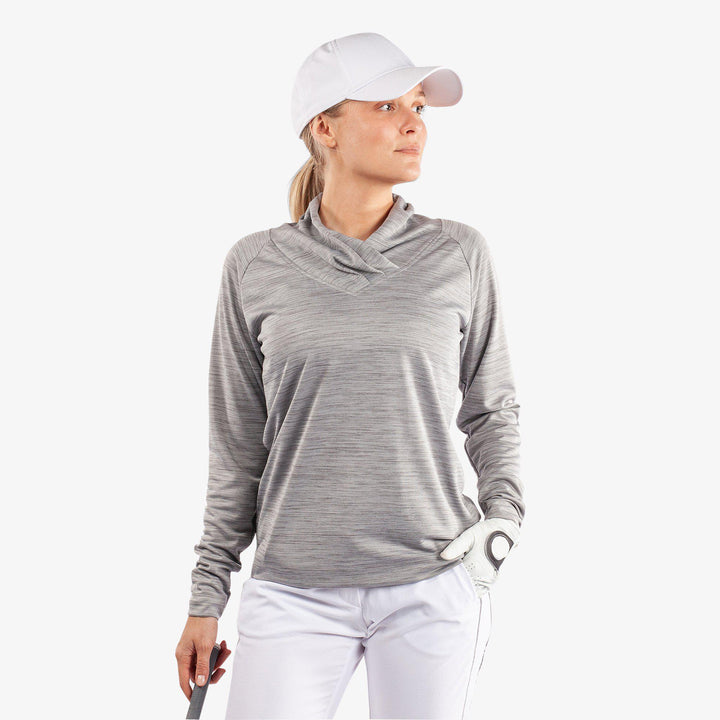 Dorali is a Insulating golf mid layer for Women in the color Cool Grey(1)