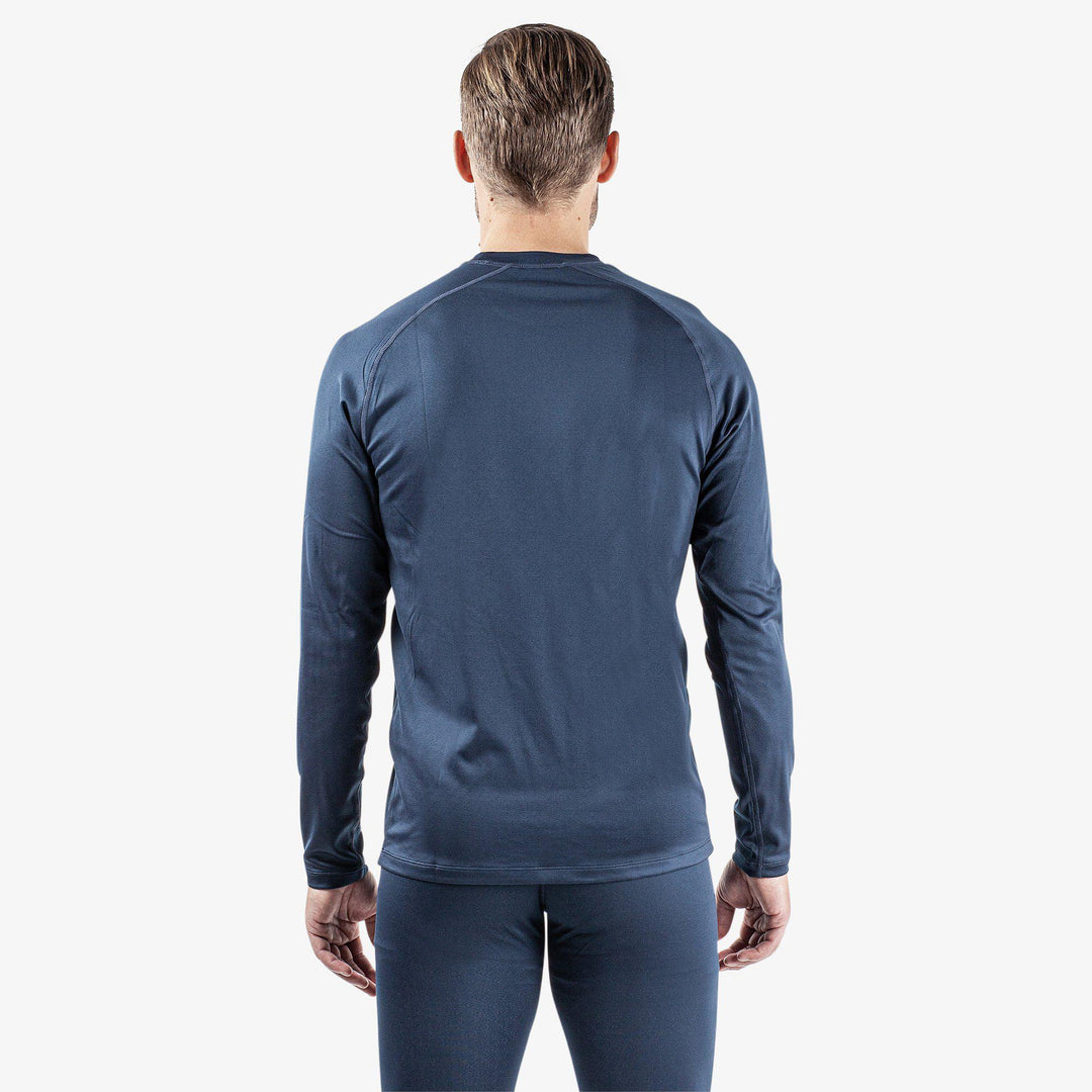 Elmo is a Thermal base layer golf top for Men in the color Navy/Blue Bell(5)