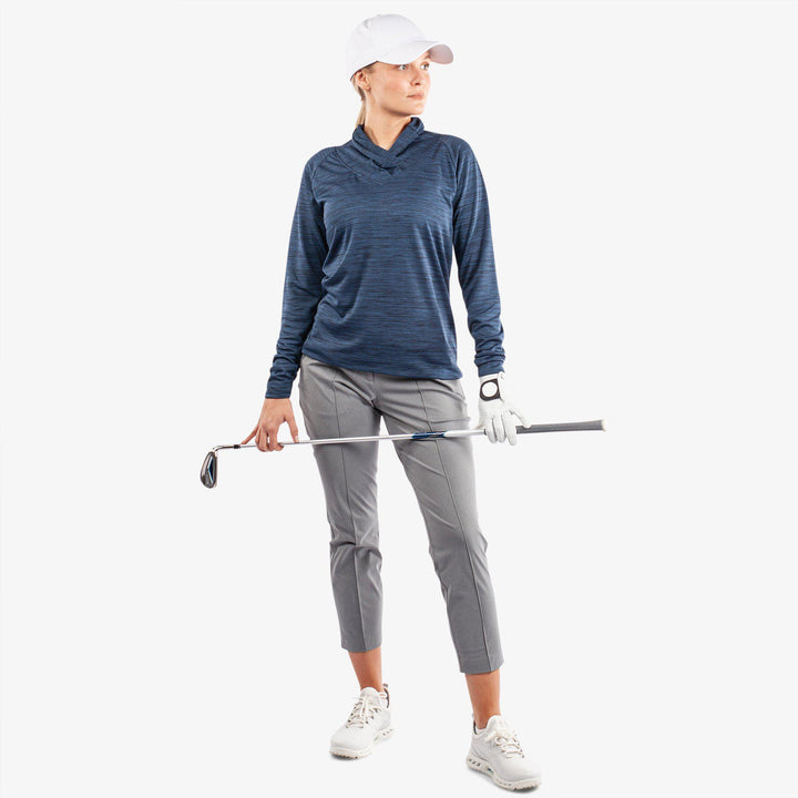 Dorali is a Insulating golf mid layer for Women in the color Navy(2)