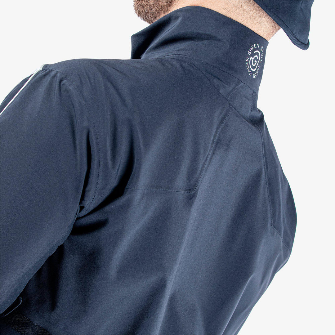 Armstrong is a Waterproof jacket for  in the color Navy/Cool Grey/White(7)