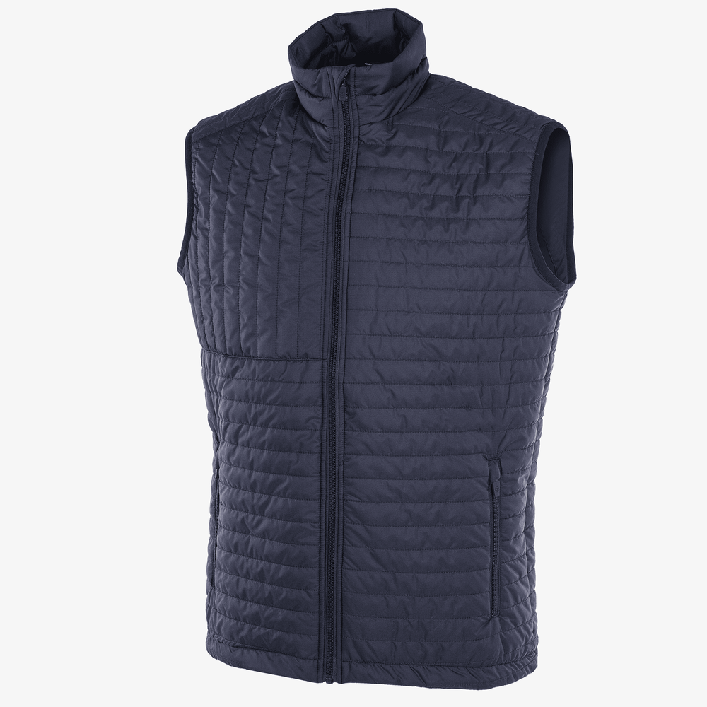 Leroy is a Windproof and water repellent vest for  in the color Navy(0)