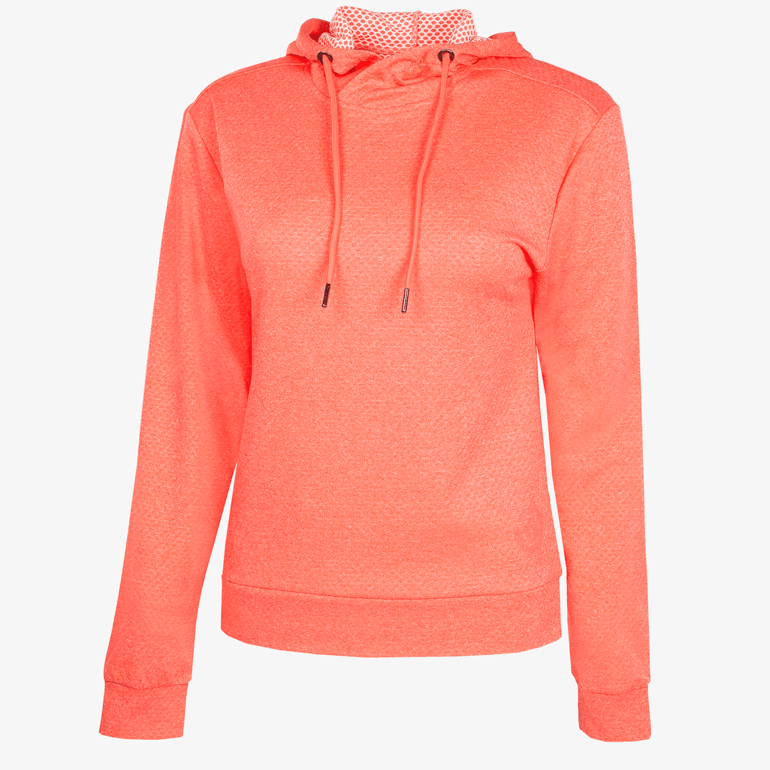 Dagmar is a Insulating golf sweatshirt for Women in the color Coral Melange(0)