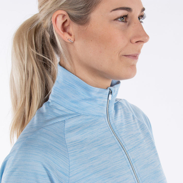 Dina is a Insulating golf mid layer for Women in the color Blue Bell(2)