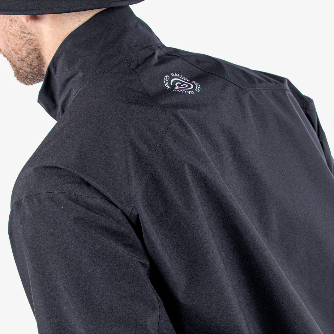 Axley is a Waterproof jacket for Men in the color Black/Forged Iron(8)