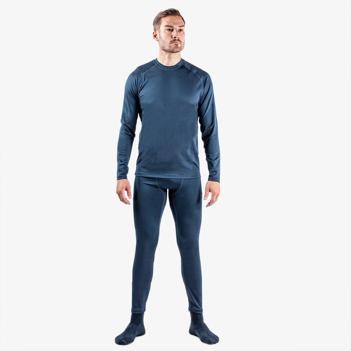 Elmo is a Thermal base layer top for  in the color Navy/Blue Bell(2)