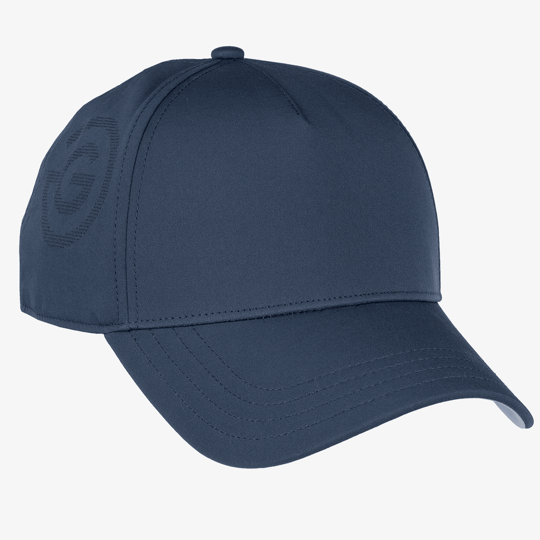 Sanford is a Lightweight solid golf cap for  in the color Navy(0)