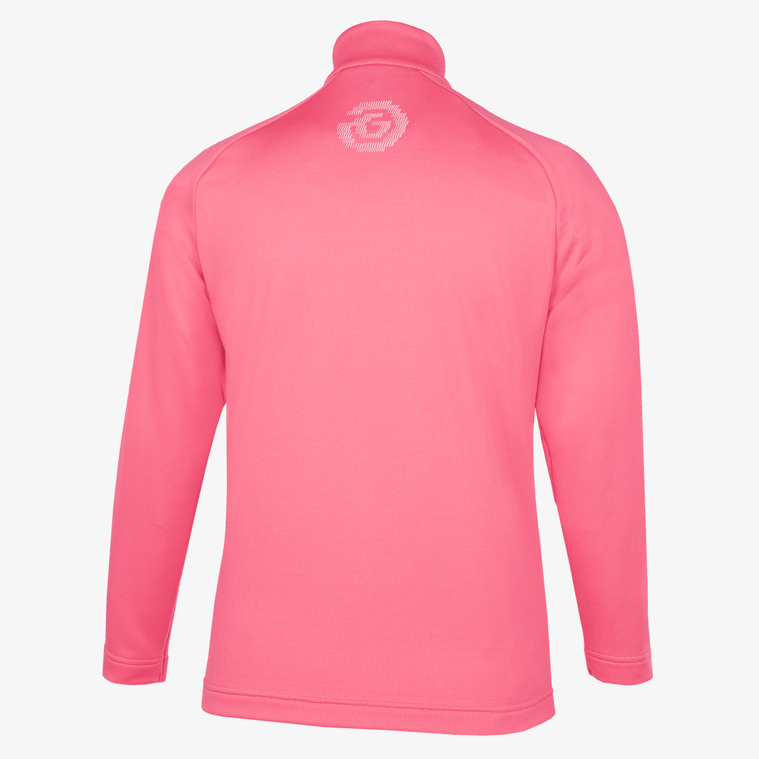 Raz is a Insulating golf mid layer for Juniors in the color Camelia Rose(7)