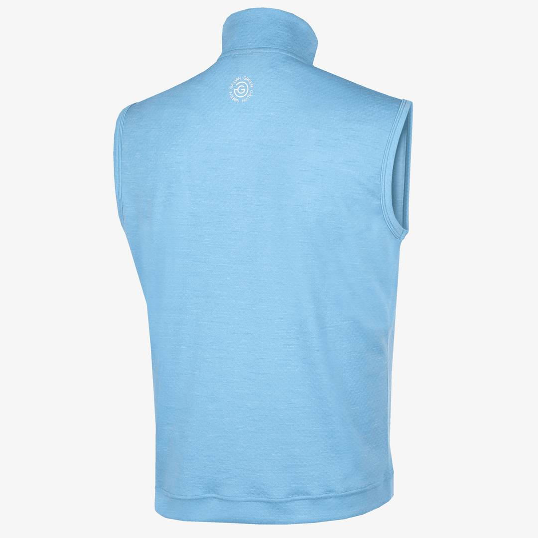 Del is a Insulating golf vest for Men in the color Alaskan Blue Melange(7)