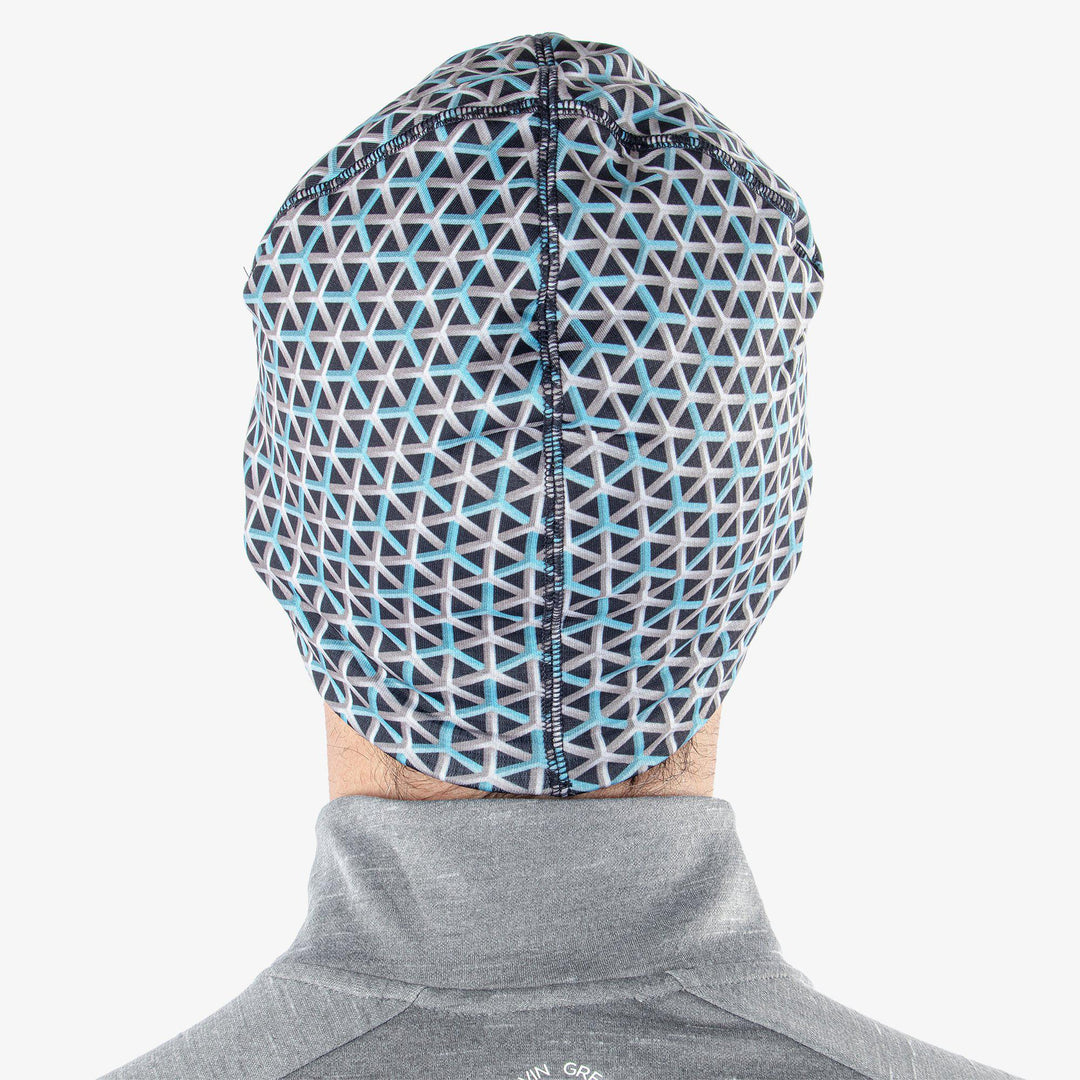 Dino is a Insulating hat for  in the color Aqua/Navy(4)