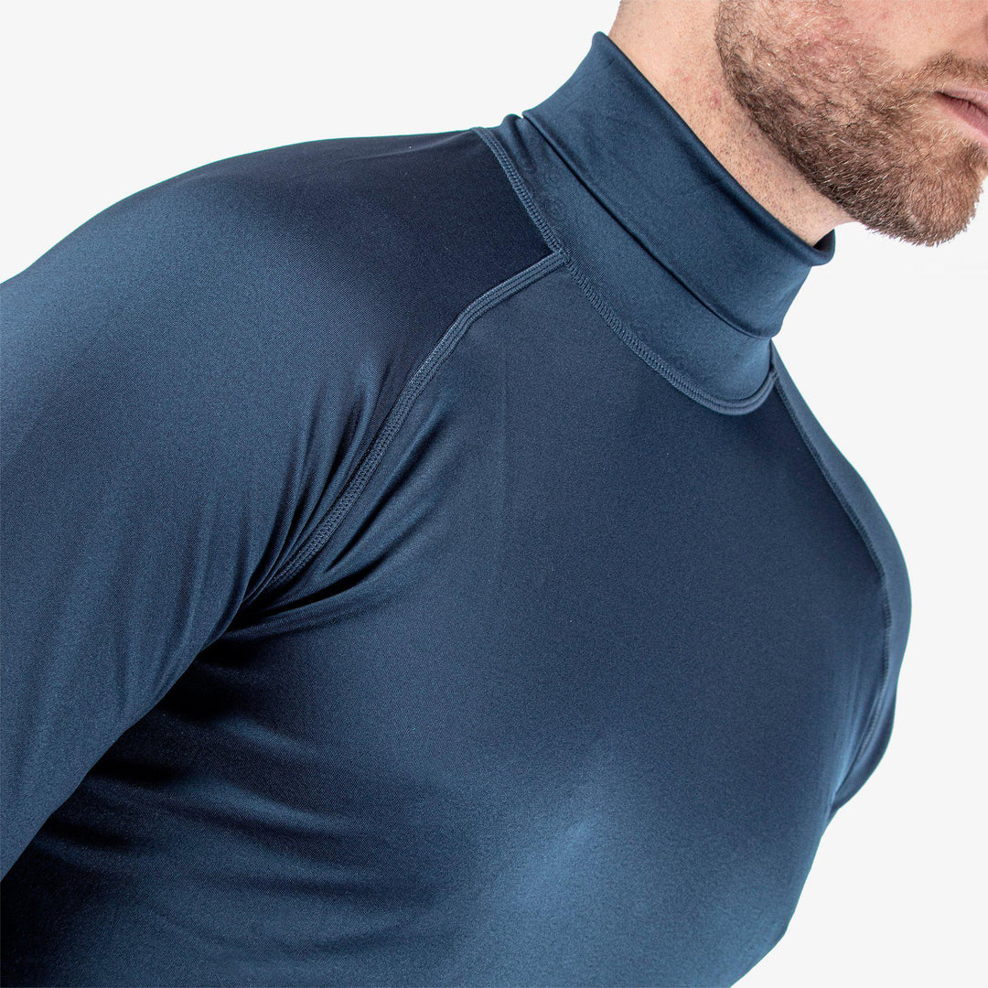 Edwin is a Thermal base layer golf top for Men in the color Navy/Blue Bell(3)