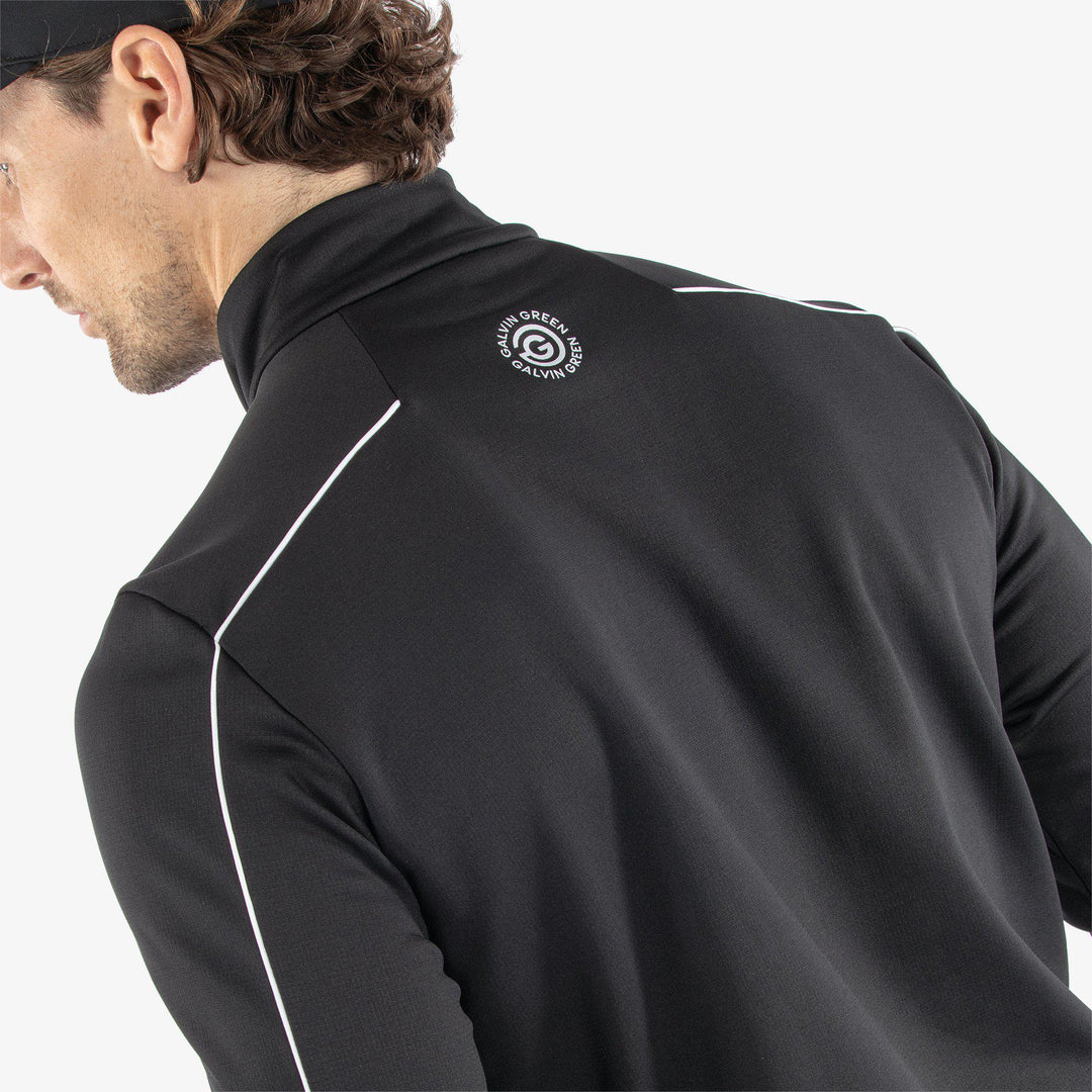 Dave is a Insulating golf mid layer for Men in the color Black/White(6)