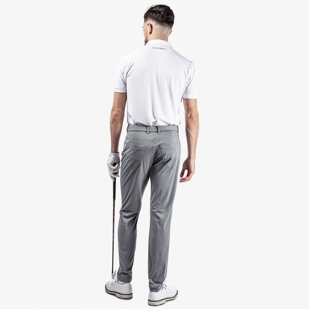 Norris is a Breathable Pants for  in the color Grey melange(7)