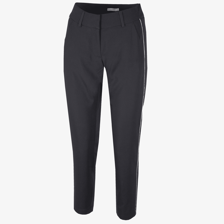 Nicole is a Breathable golf pants for Women in the color Black/Steel Grey(0)
