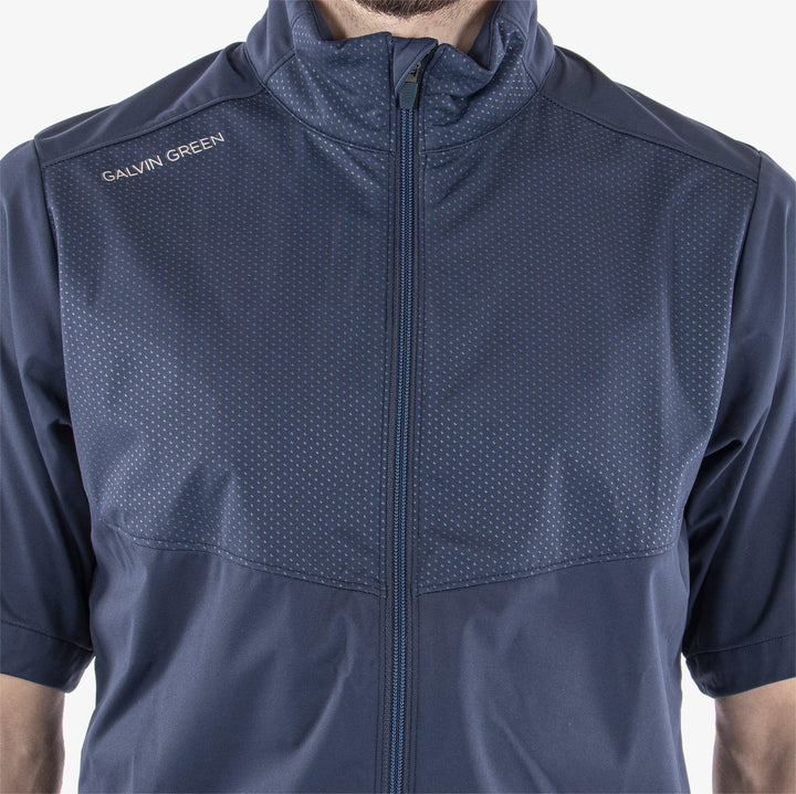 Livingston is a Windproof and water repellent golf jacket for Men in the color Navy(3)