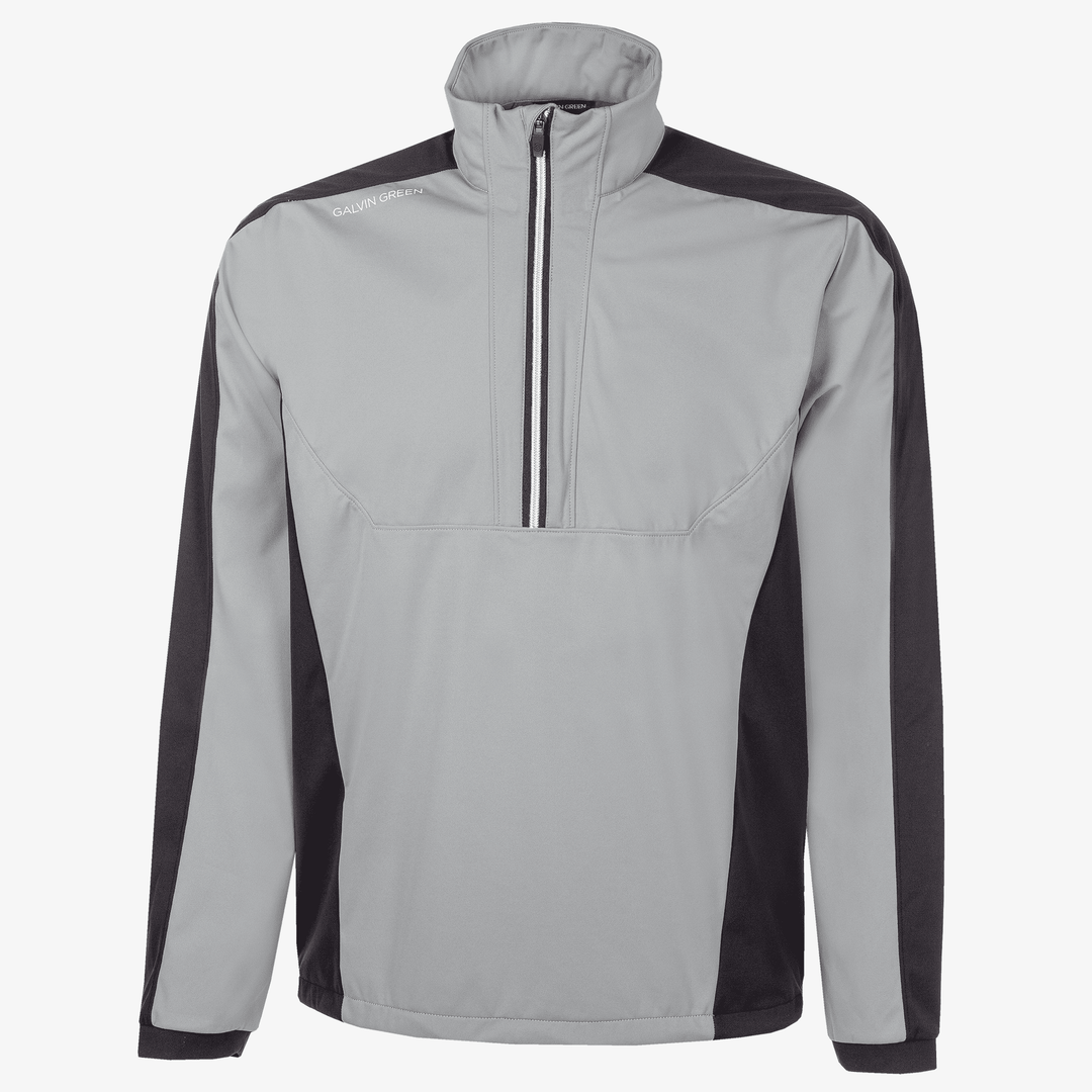 Lawrence is a Windproof and water repellent golf jacket for Men in the color Sharkskin/Black(0)