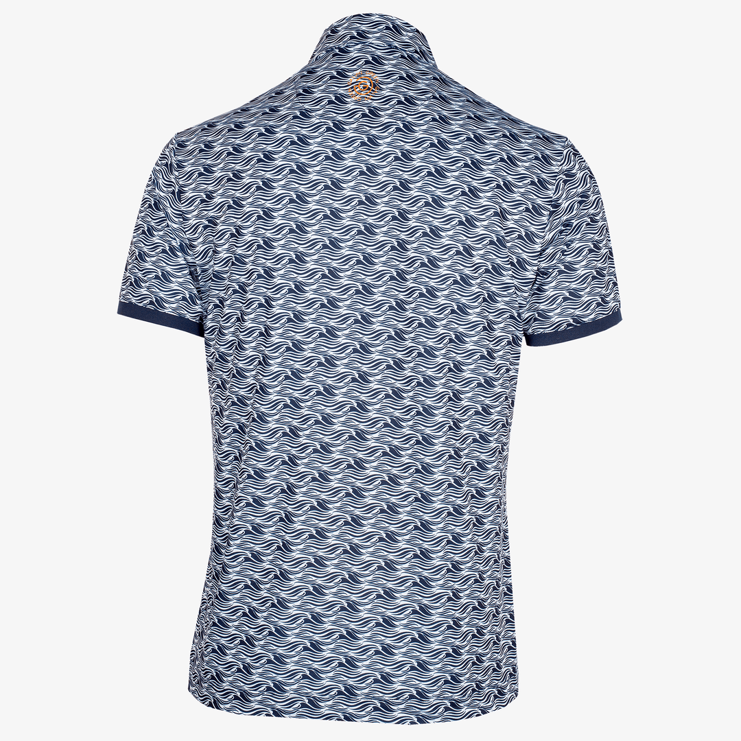 Madden is a Breathable short sleeve shirt for  in the color Navy/White(8)